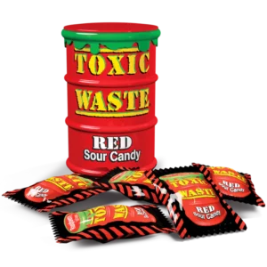 Toxic Waste Red Sour Candy