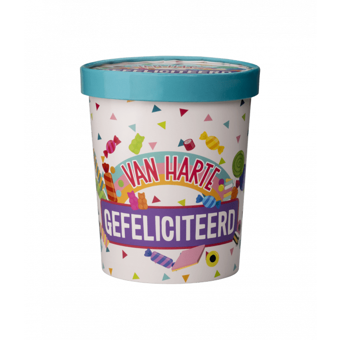 Candy Bucket Gefeliciteerd